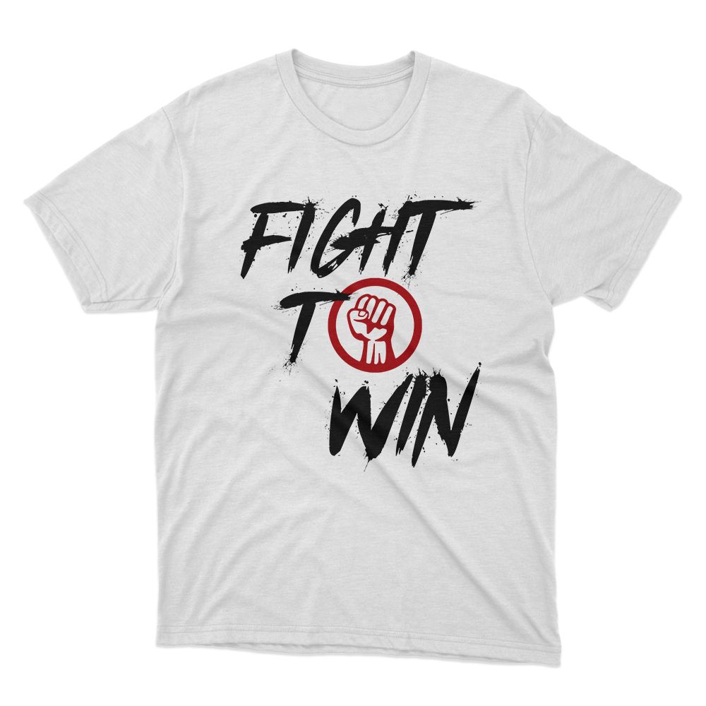 Fan Made Fits MMA White Win T-Shirt image 1