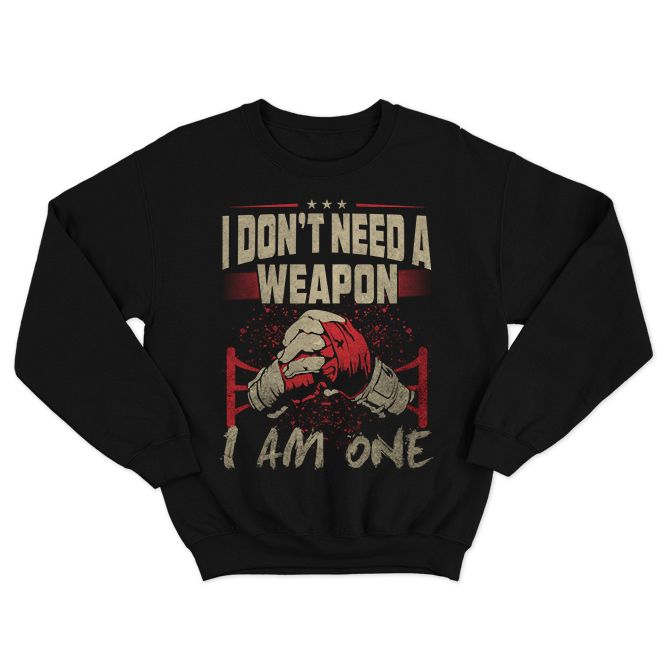 Fan Made Fits MMA Black One Sweatshirt image 1
