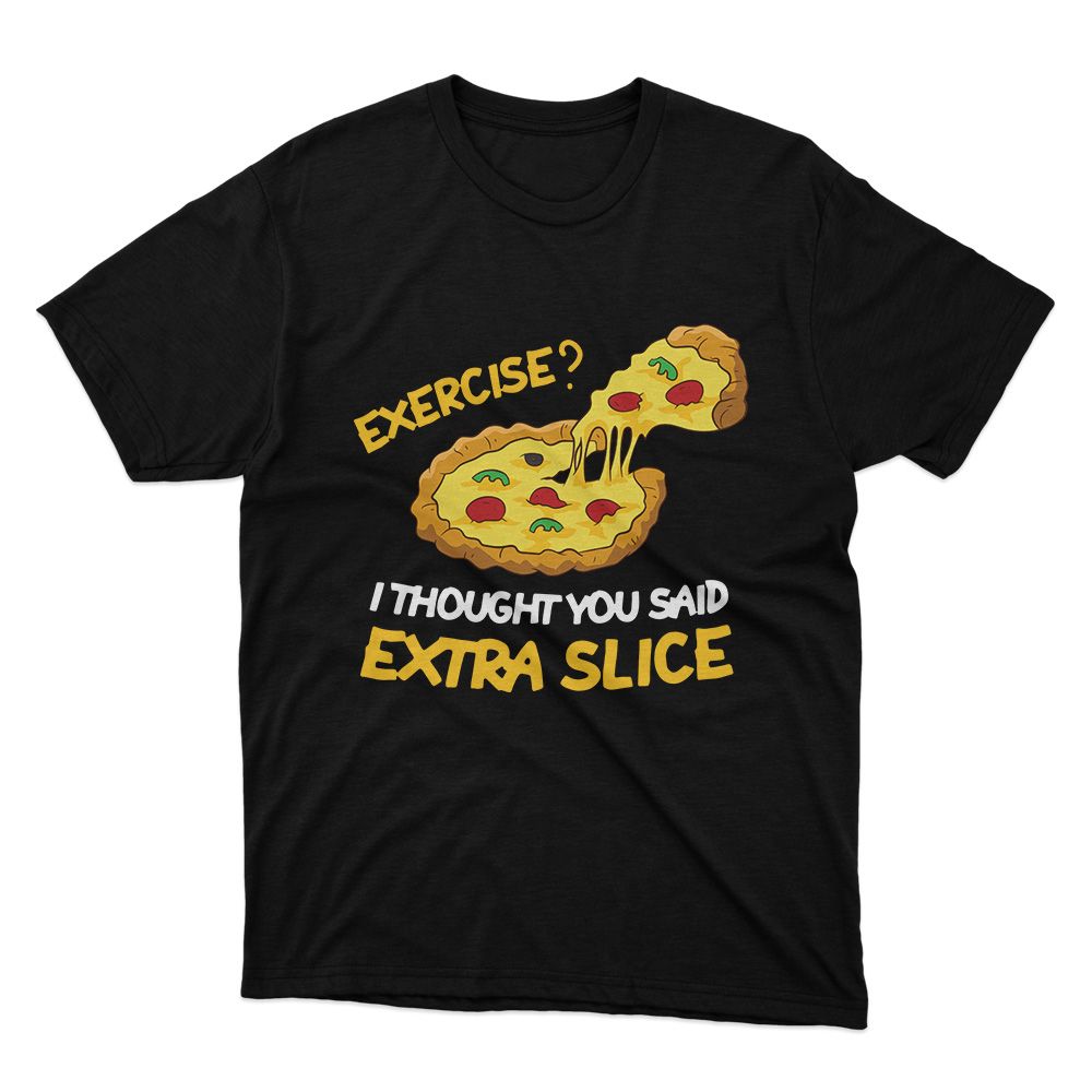 Fan Made Fits Pizza 2 Black Exercise T-Shirt image 1