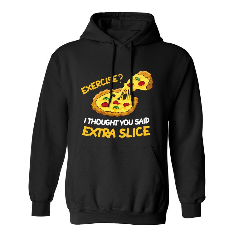 Fan Made Fits Pizza 2 Black Exercise Hoodie image 1