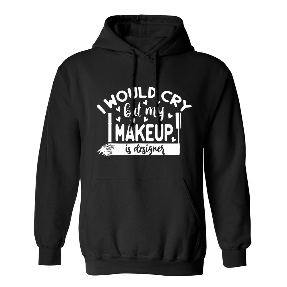 Fan Made Fits Makeup Black Cry Hoodie image 1