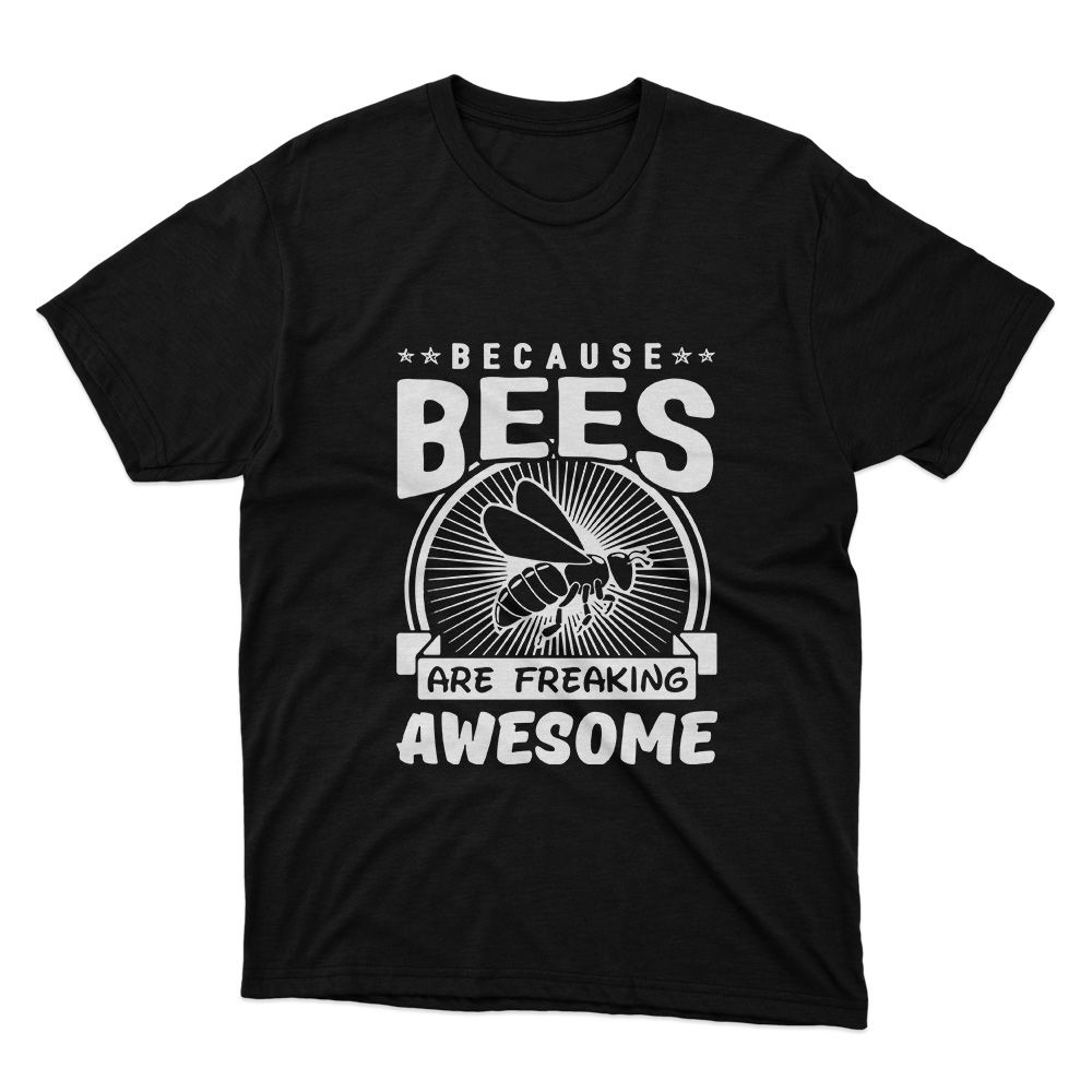 Fan Made Fits Beekeeping Black Because T-Shirt image 1