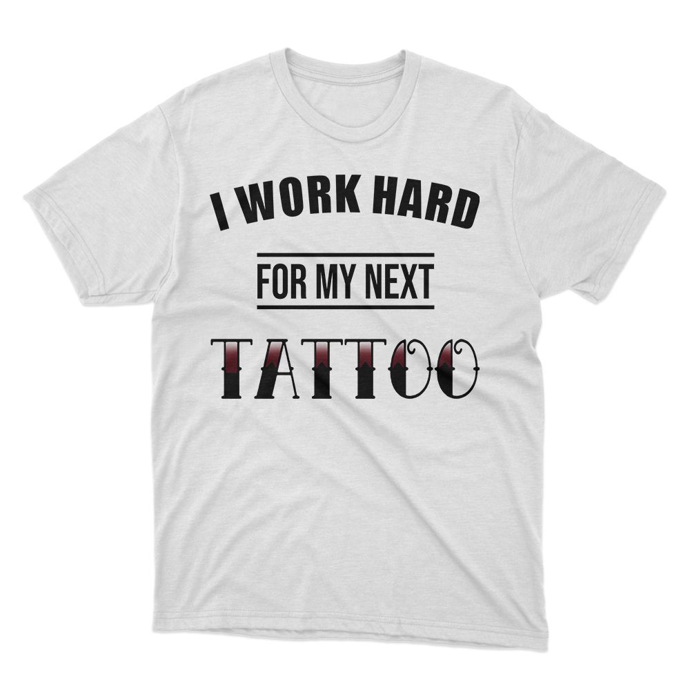 Fan Made Fits Tattoo White Work T-Shirt image 1