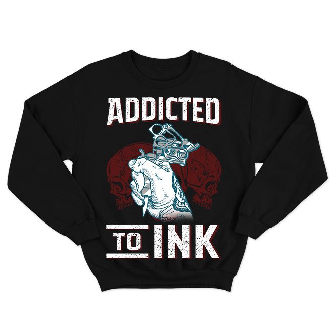 Fan Made Fits Tattoo Black Addicted Sweatshirt image 1
