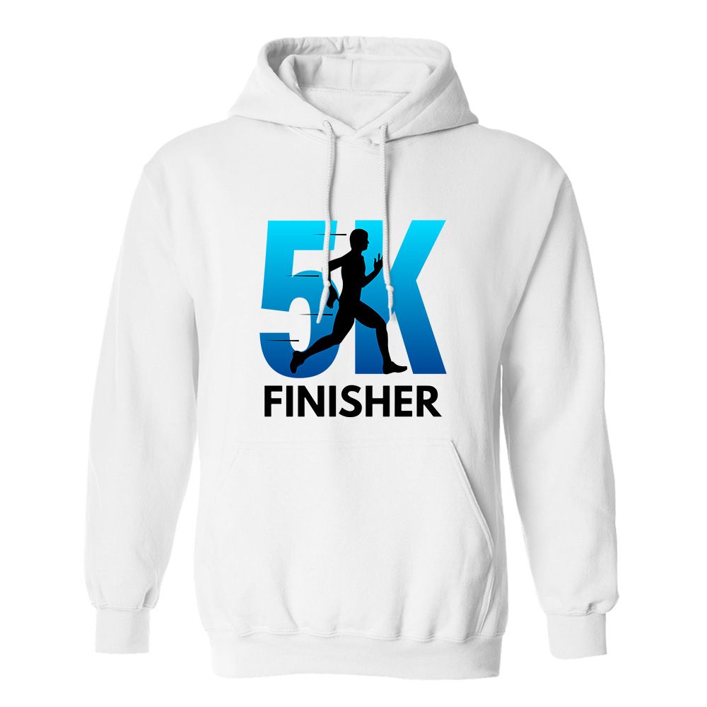 Fan Made Fits Marathon Runners White Finisher Hoodie image 1