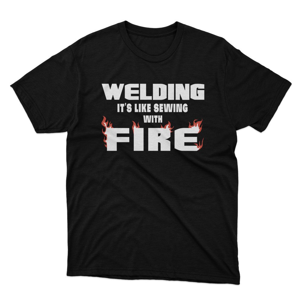 Fan Made Fits Welding 2 Black Sewing T-Shirt image 1