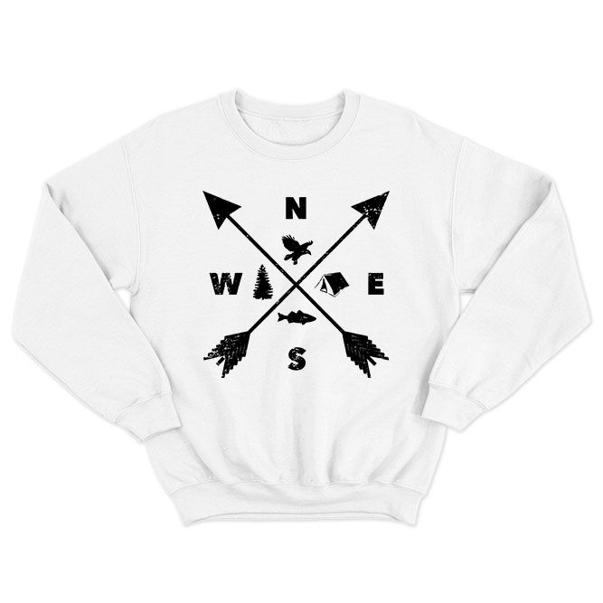 Fan Made Fits Camping 2 White NESW Sweatshirt image 1