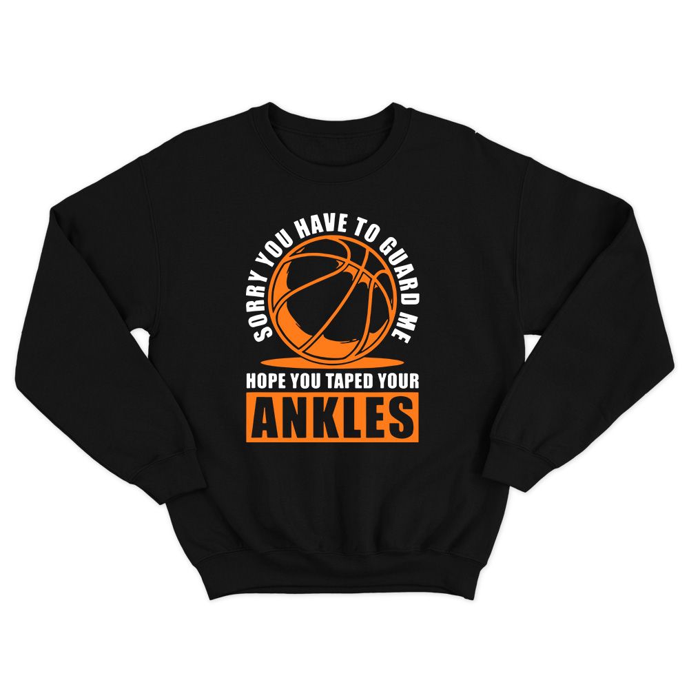 Fan Made Fits Basketball Black Sorry Sweatshirt image 1