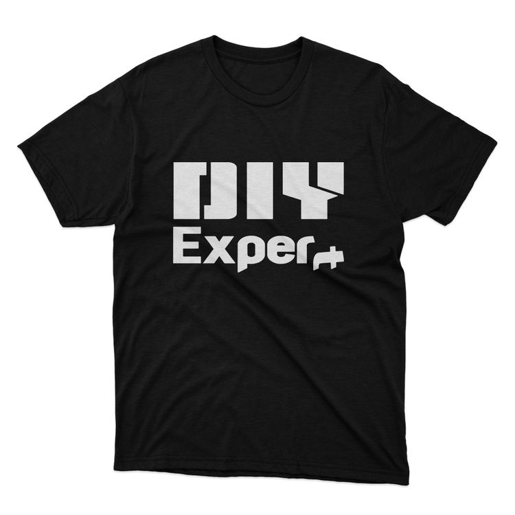 Fan Made Fits DIY Black Expert T-Shirt image 1