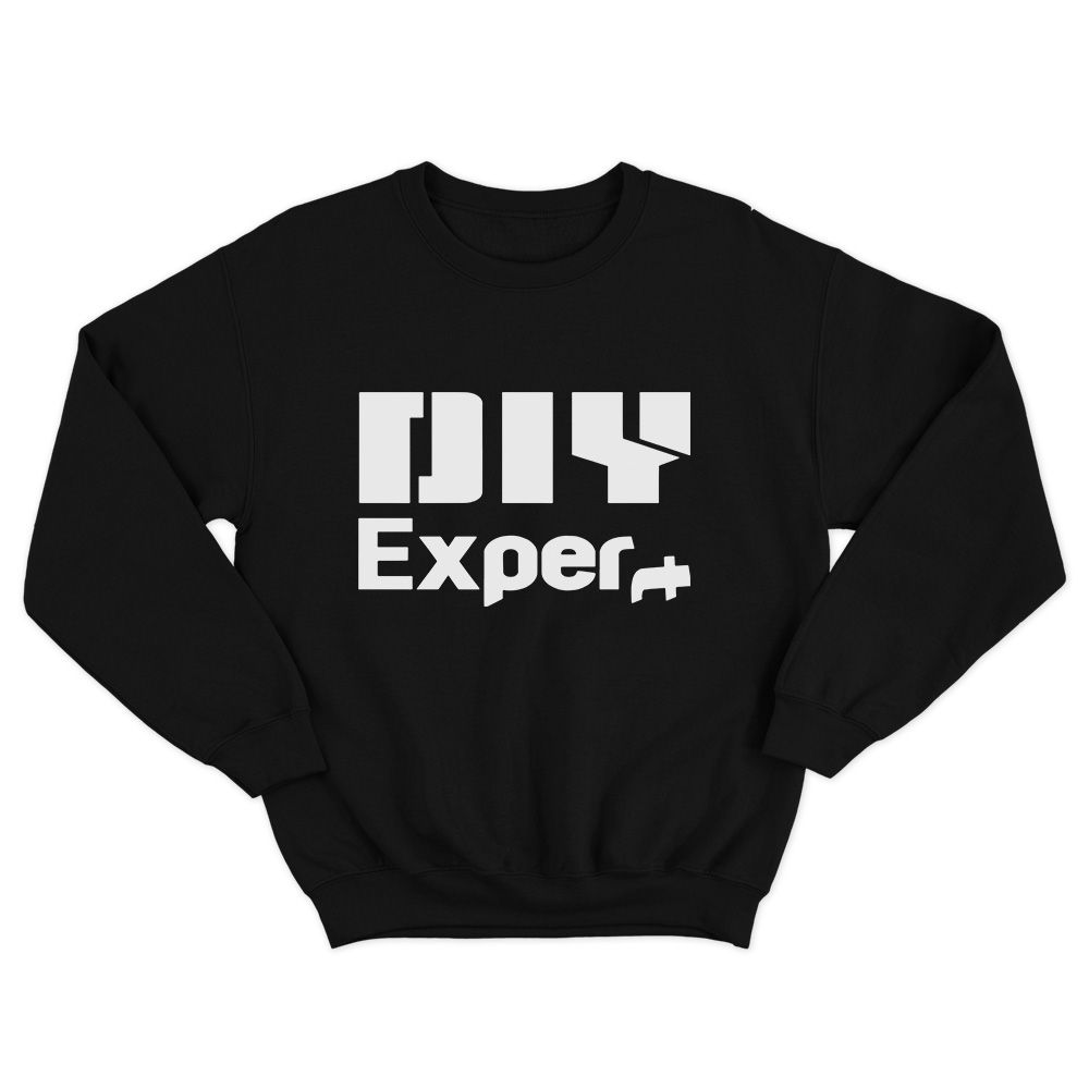 Fan Made Fits DIY Black Expert Sweatshirt image 1