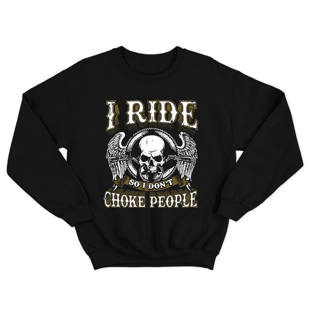 Fan Made Fits Bikers Black Ride Sweatshirt image 1