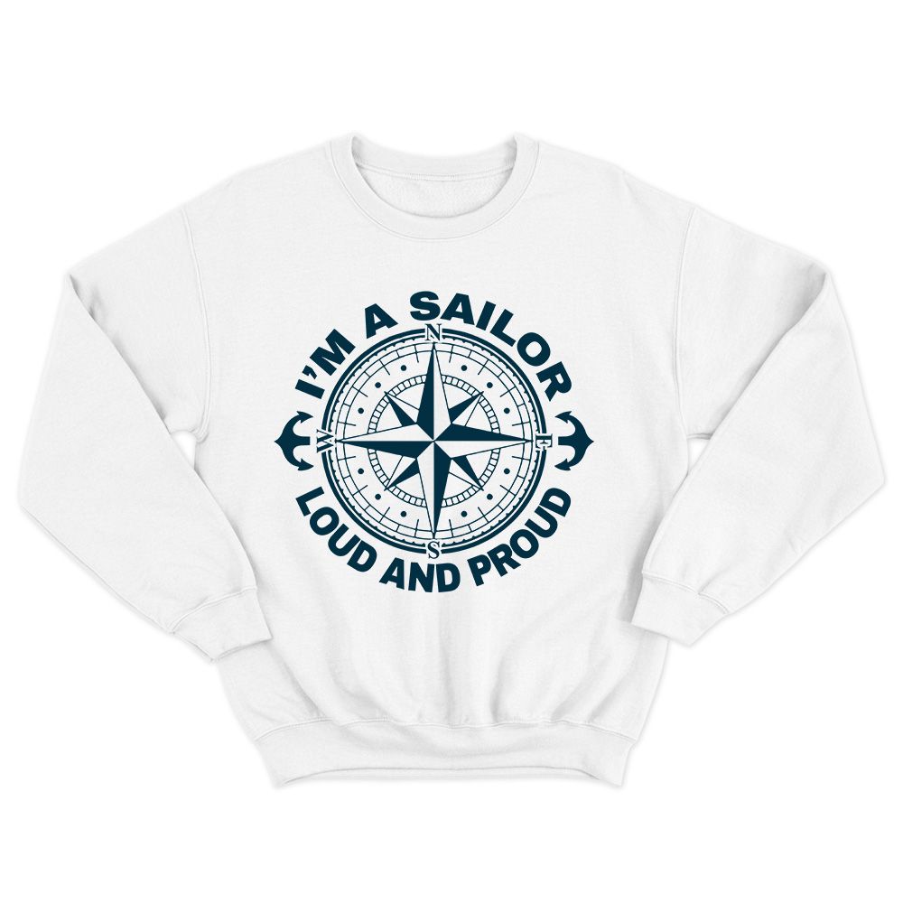 Fan Made Fits Sailors White Proud Sweatshirt image 1