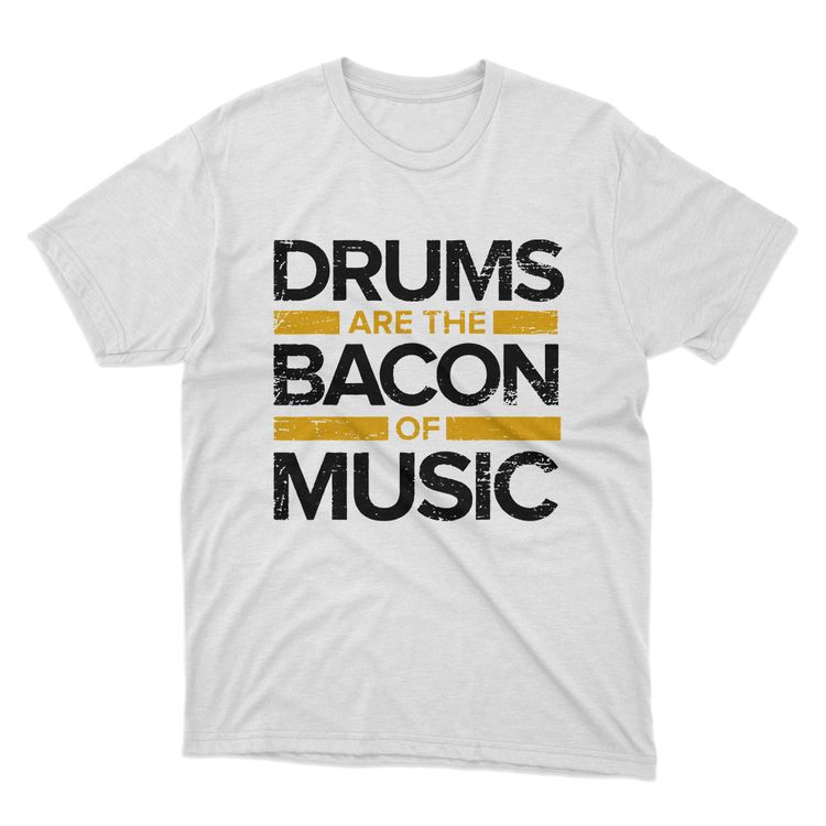 Fan Made Fits Drummer 2 White Bacon T-Shirt image 1