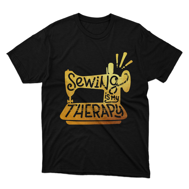 Fan Made Fits Sewing Is My Therapy T-Shirt
