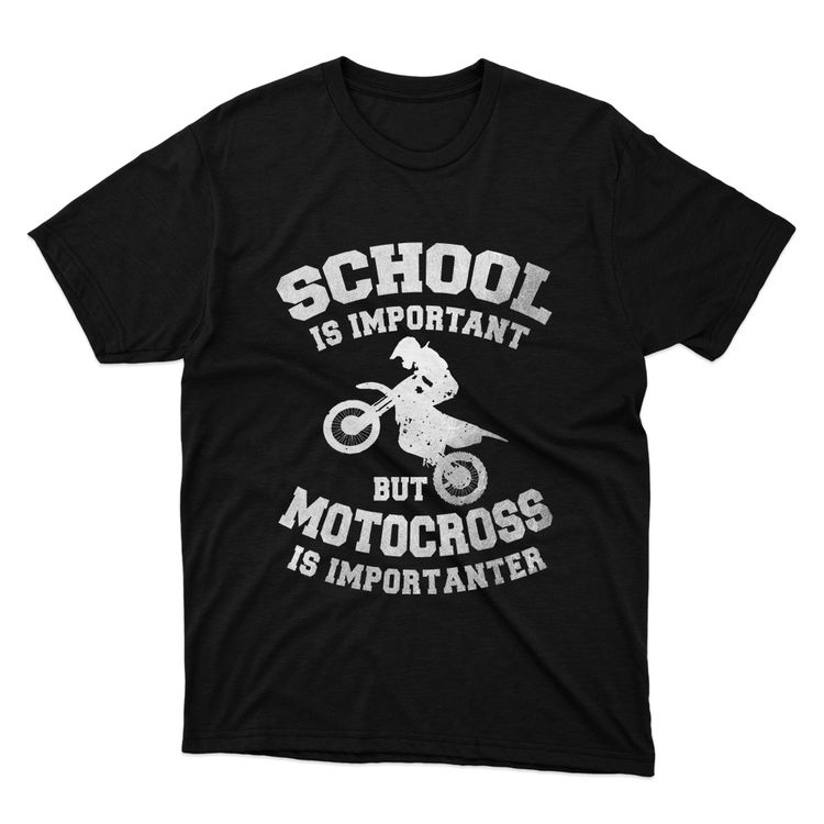 Fan Made Fits Motocross 2 Black School T-Shirt image 1