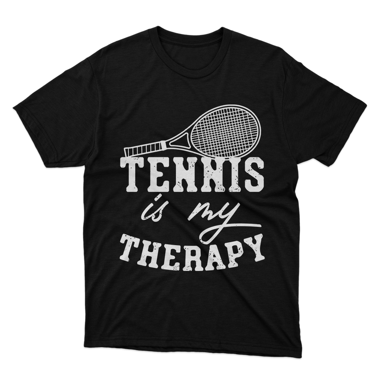 Fan Made Fits Tennis Is My Therapy T-Shirt image 1