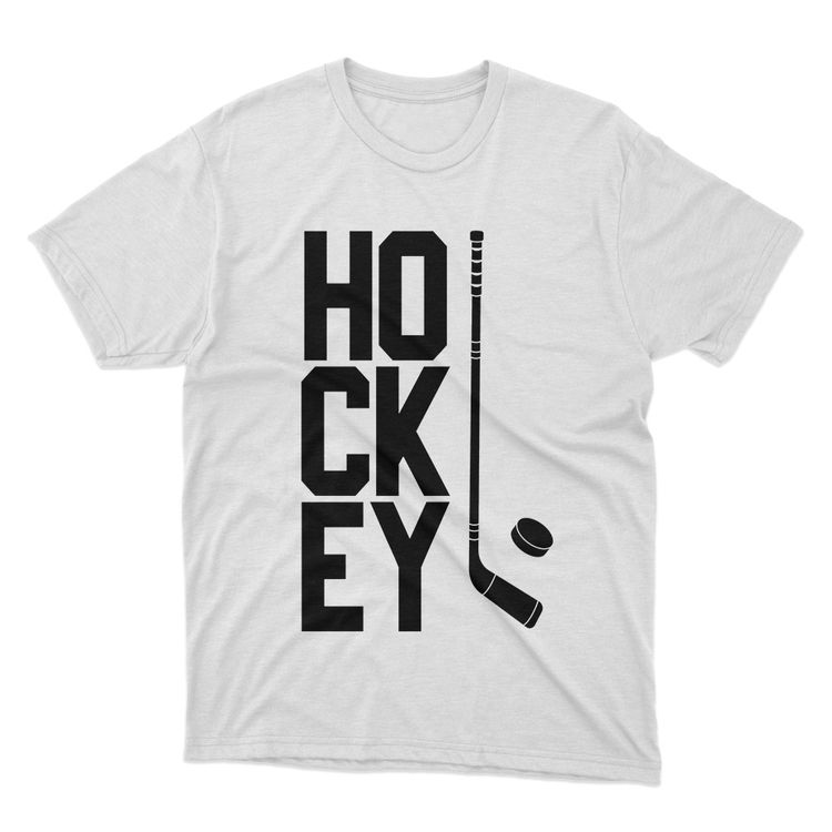 Fan Made Fits Hockey 4 White Hockey T-Shirt image 1