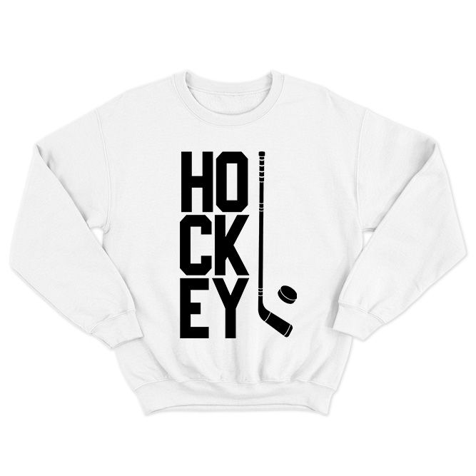 Fan Made Fits Hockey 4 White Hockey Sweatshirt image 1