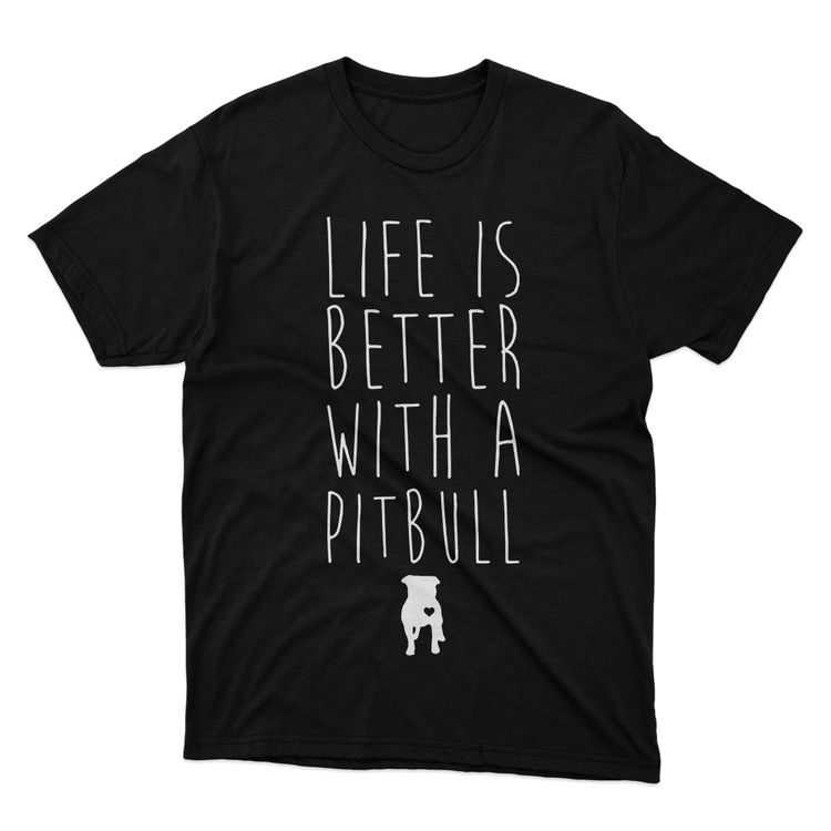 Fan Made Fits Pitbulls 2  Black Better T-Shirt image 1