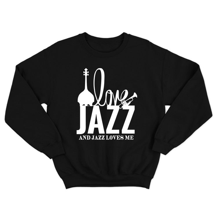 Fan Made Fits Jazz Black Love Sweatshirt image 1