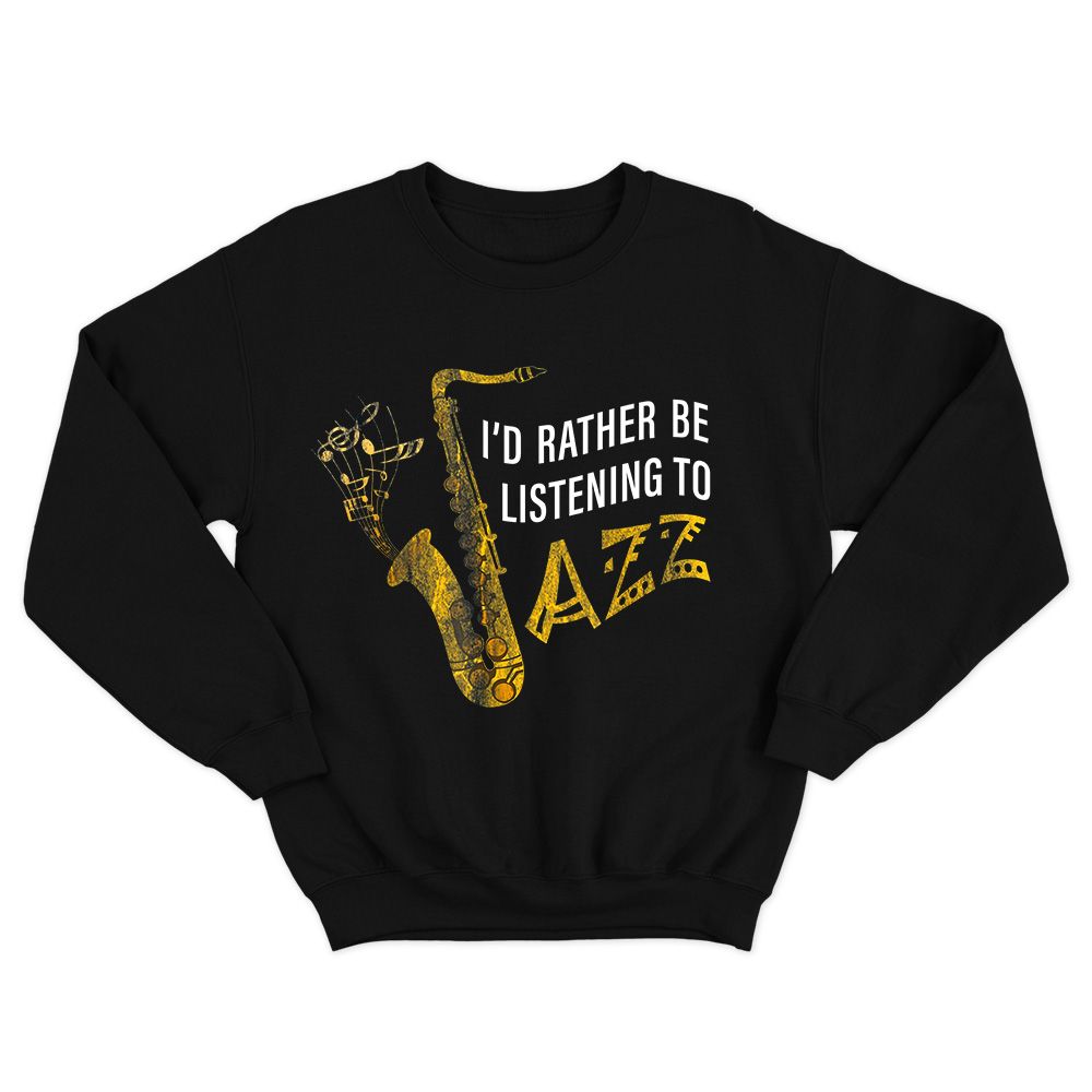 Fan Made Fits Jazz Black Rather Sweatshirt image 1
