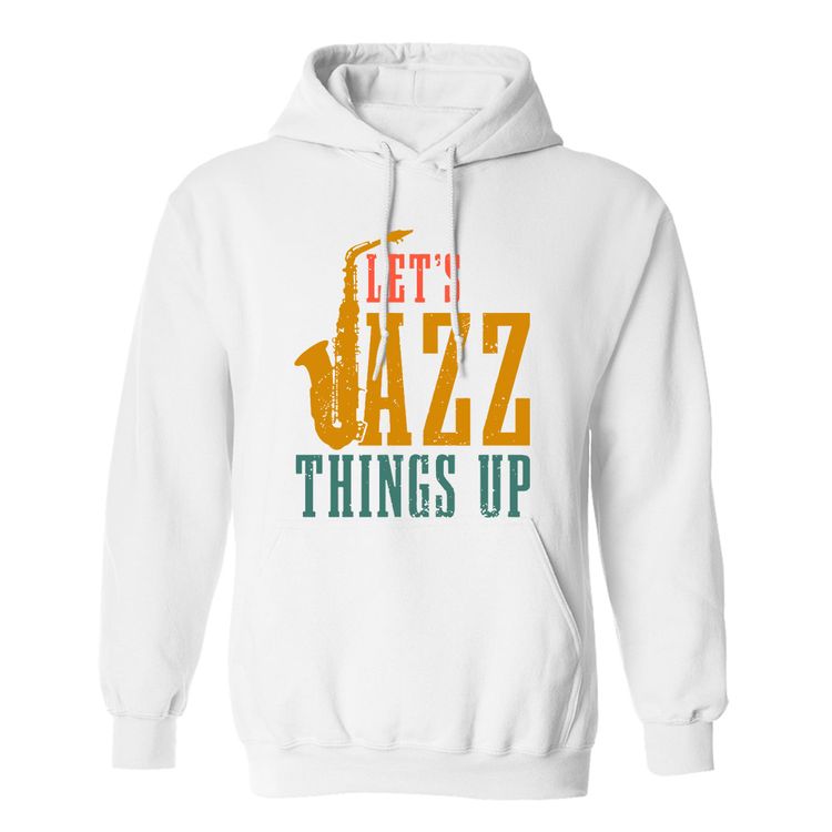 Fan Made Fits Jazz White Let's Hoodie image 1