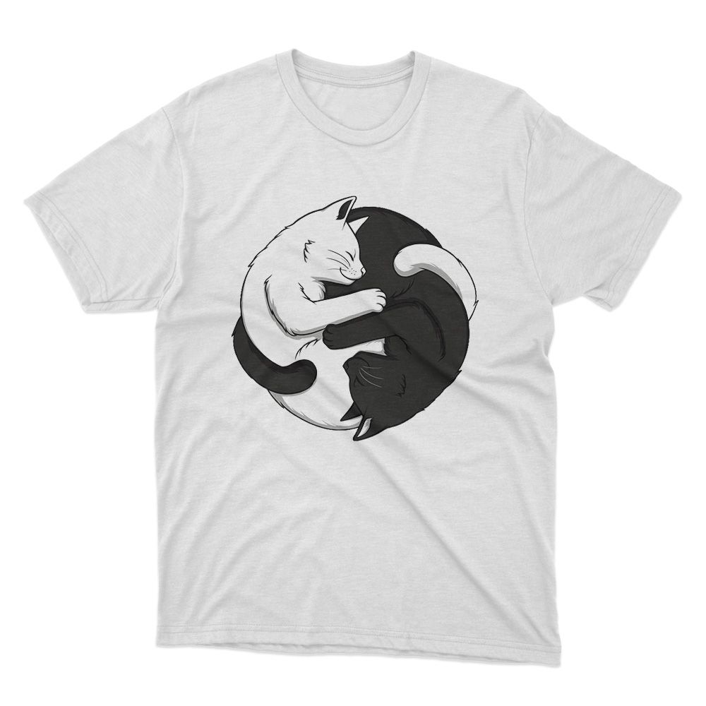 Fan Made Fits Cats 3 White YinYang T-Shirt image 1