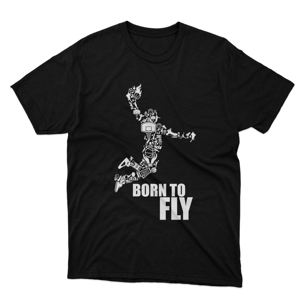 Fan Made Fits Basketball 3 Black Born T-Shirt image 1