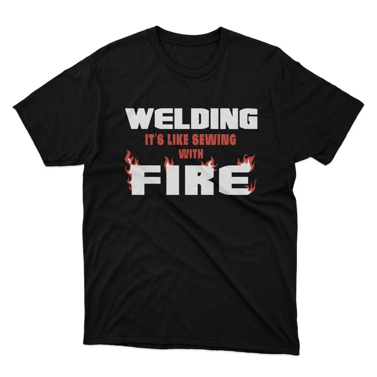 Fan Made Fits Welding 3 Black Sewing T-Shirt image 1
