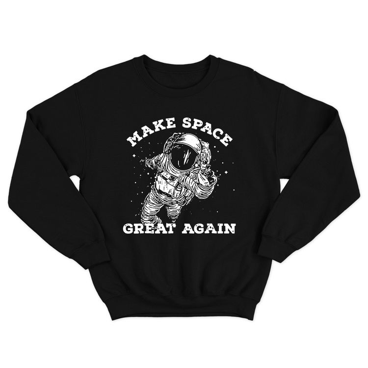 Fan Made Fits Astronomy Black Space Sweatshirt image 1