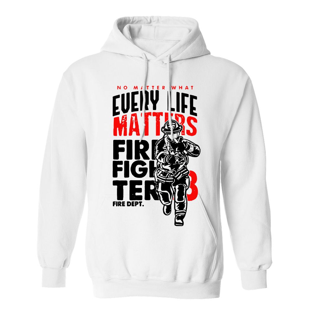 Fan Made Fits Firefighter 3 White Every Hoodie image 1
