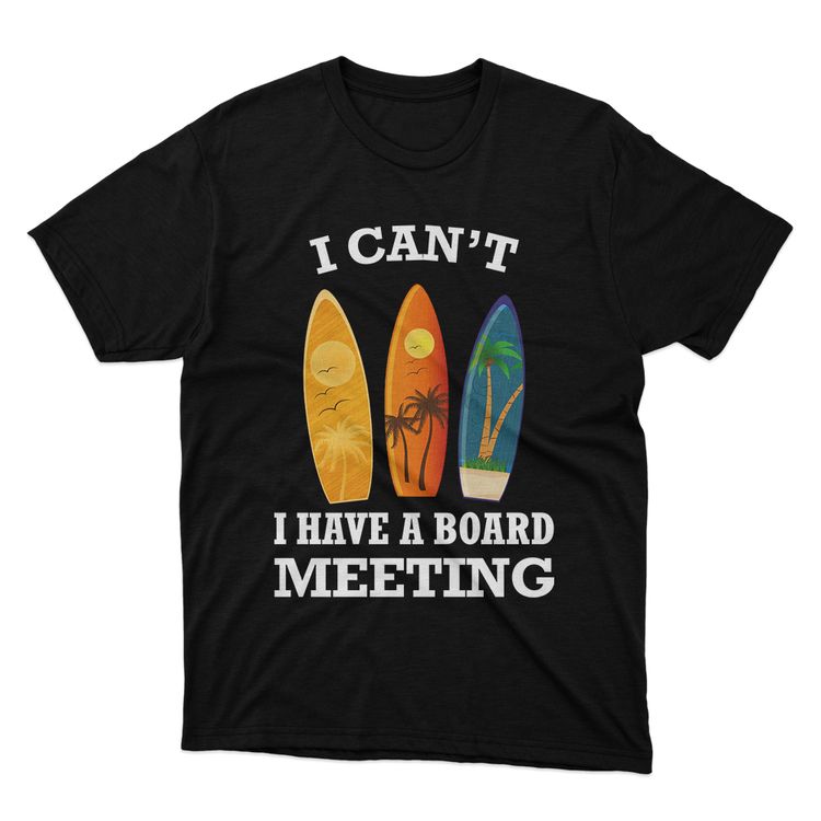 Fan Made Fits Surfing 3 Black Meeting T-Shirt image 1