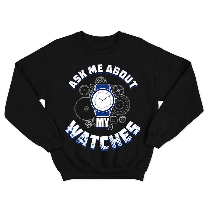 Fan Made Fits Watches Black About Sweatshirt image 1