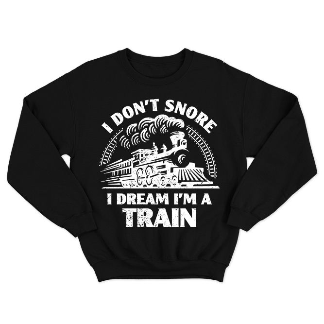Fan Made Fits Trains Black Dream Sweatshirt image 1