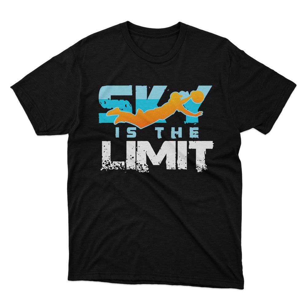 Fan Made Fits Ultimate Frisbee Black Sky T-Shirt image 1