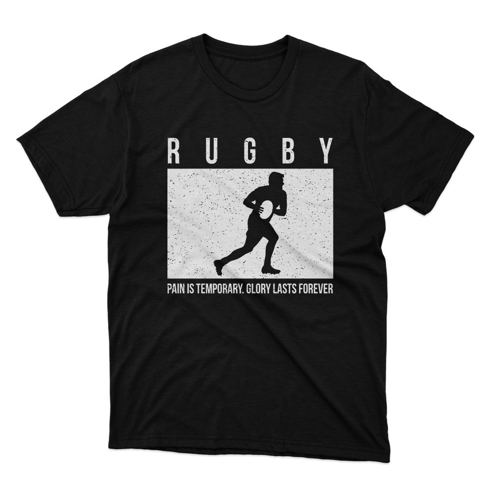 Fan Made Fits Rugby Black Forever T-Shirt image 1