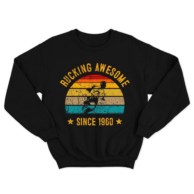 Fan Made Fits Rugby Black Awesome Sweatshirt image 1