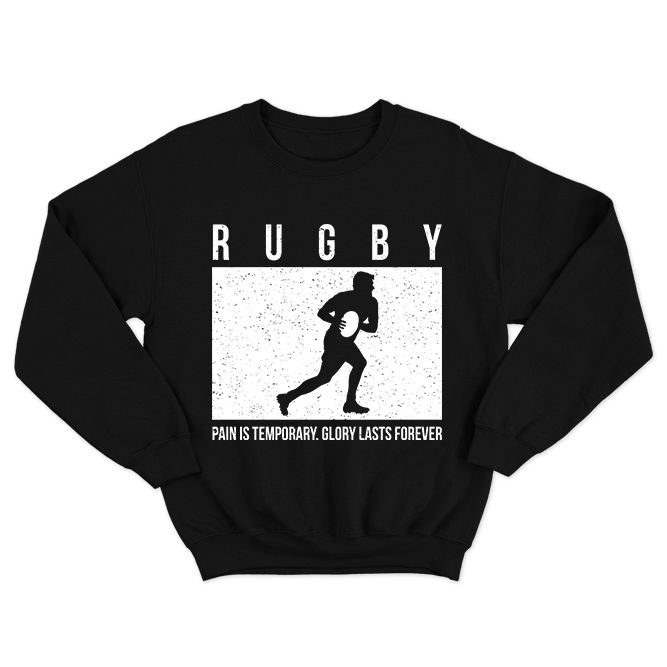 Fan Made Fits Rugby Black Forever Sweatshirt image 1