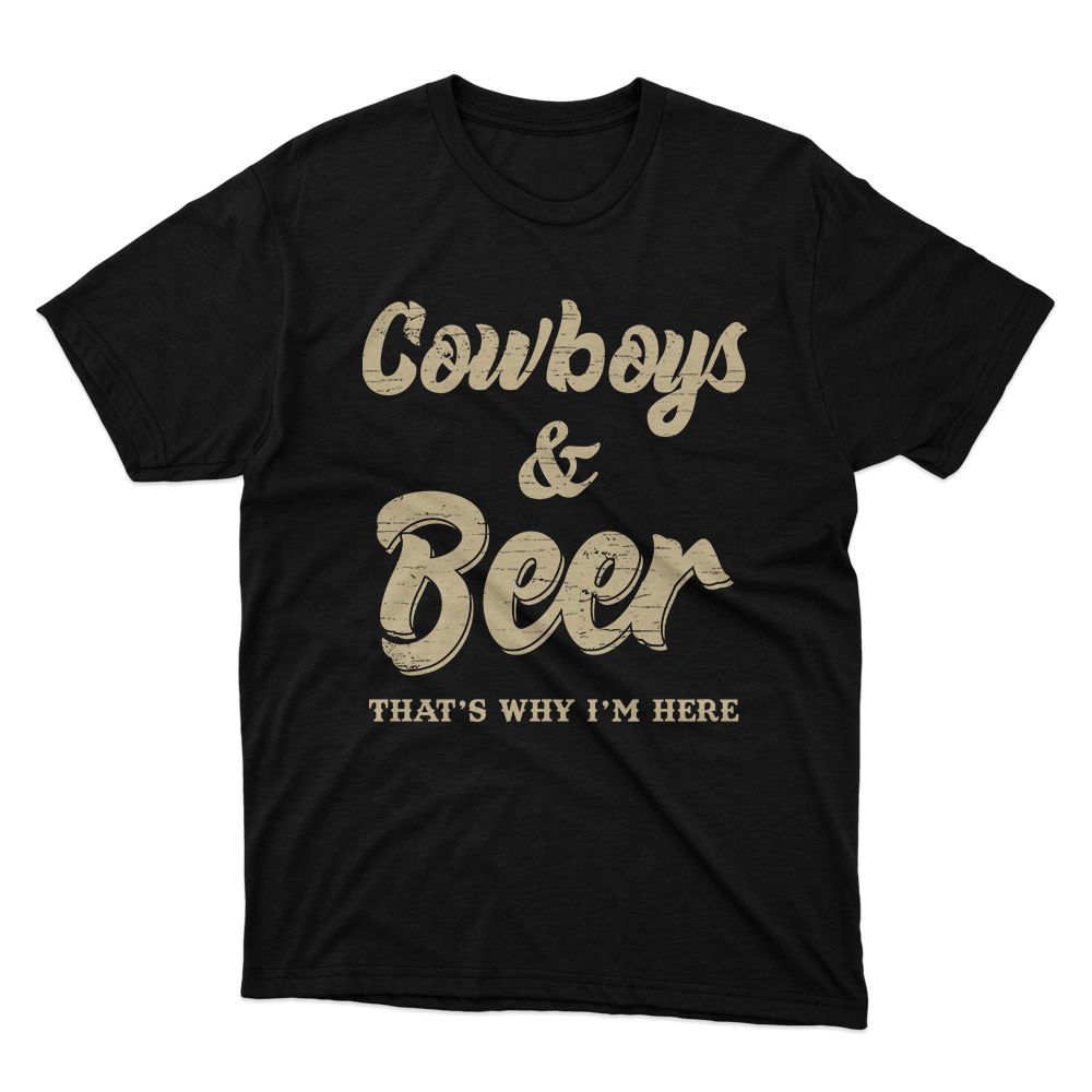 Fan Made Fits Country 1 Black Cowboy T-Shirt image 1
