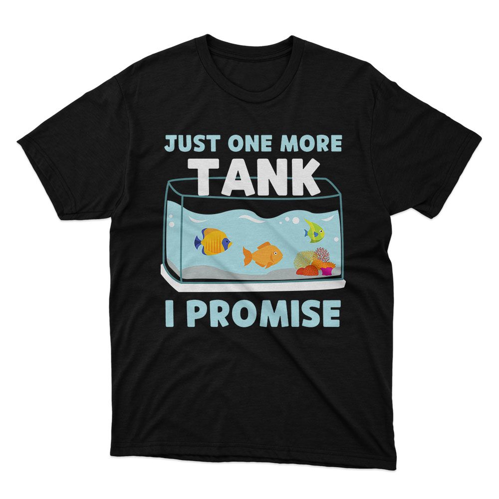 Fan Made Fits Fishkeeping Black Tank T-Shirt image 1