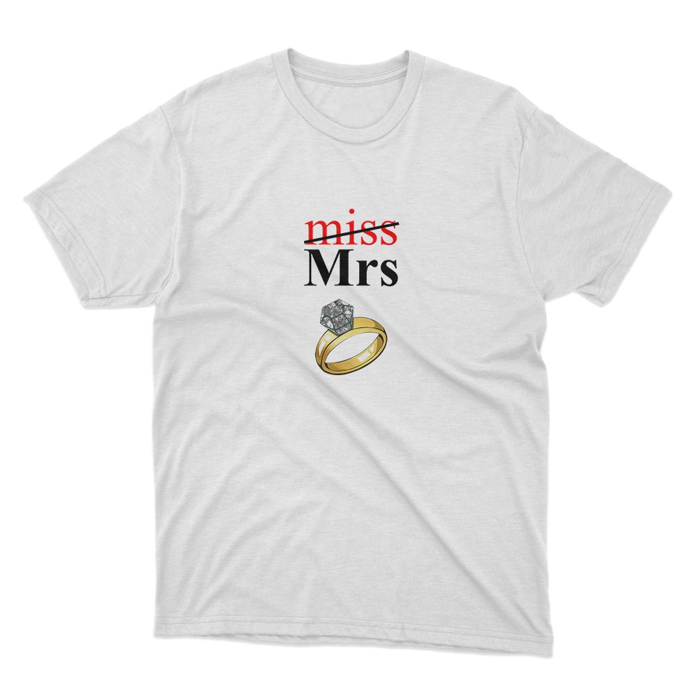 Fan Made Fits Wedding White Mrs T-Shirt image 1