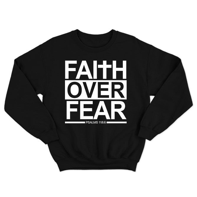 Fan Made Fits Christian Bible 1 Black Faith Sweatshirt image 1