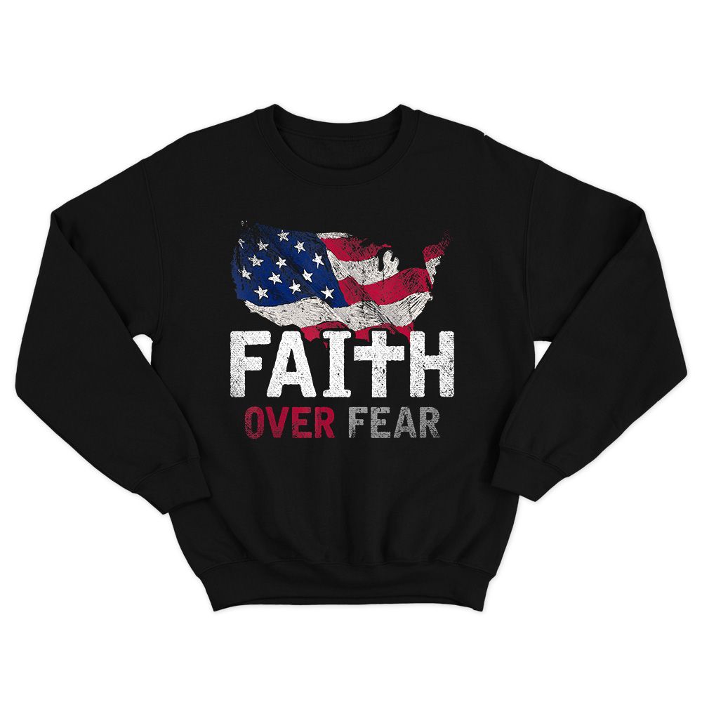 Fan Made Fits Christian Bible 2 Black Faith Sweatshirt image 1