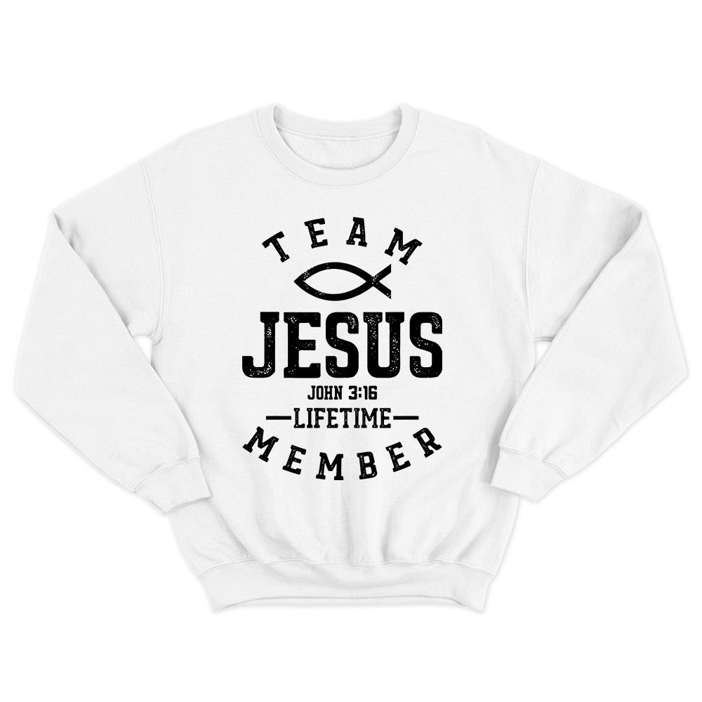 Fan Made Fits Christian Bible 2 White Team Sweatshirt image 1