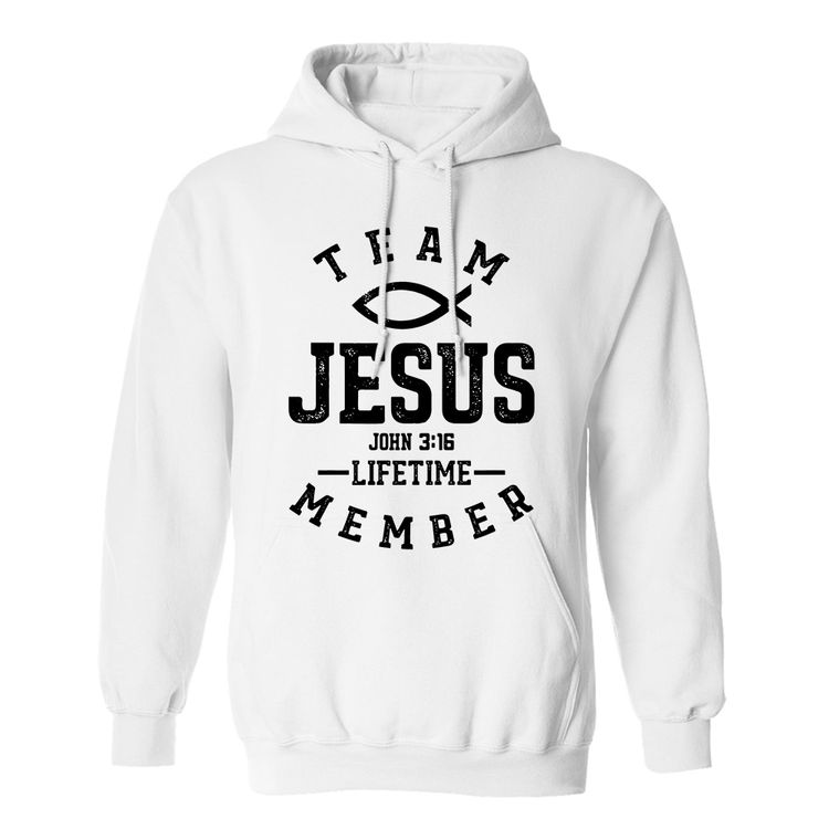 Fan Made Fits Christian Bible 2 White Team Hoodie image 1