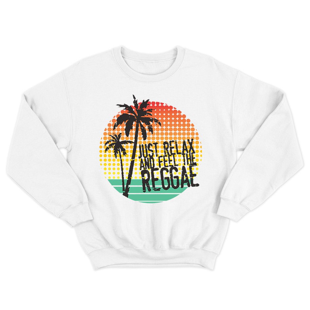 Fan Made Fits Reggae White Relax Sweatshirt image 1