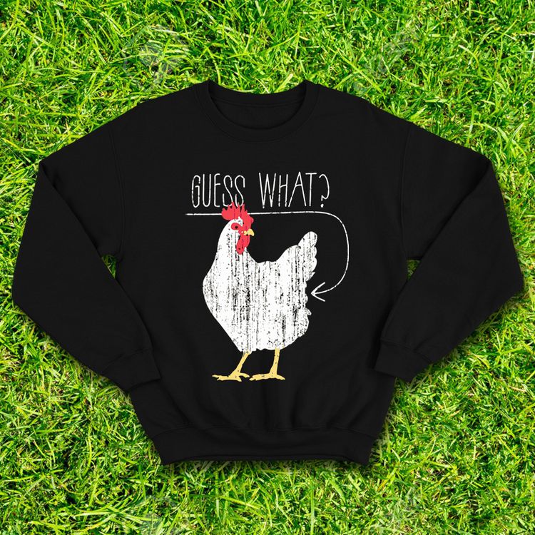 Fan Made Fits Chickens Black Guess Sweatshirt image 1