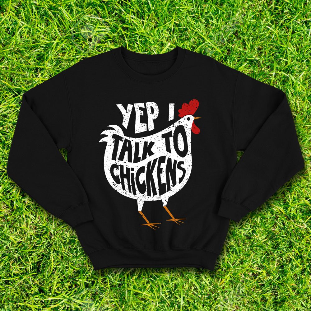 Fan Made Fits Chickens Black Yep Sweatshirt image 1