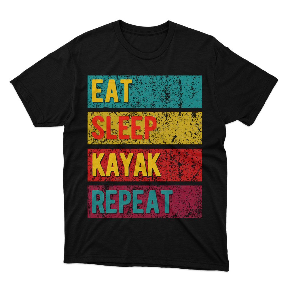 Fan Made Fits Kayaking Black Eat T-Shirt image 1
