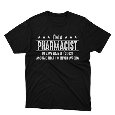 Fan Made Fits Pharmacy Black Pharmacist T-Shirt